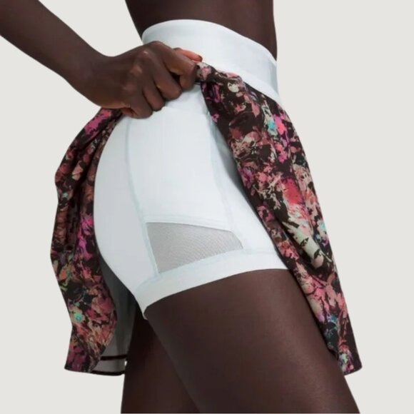 Lululemon Court Rival High-Rise Skirt – Stencil Blossom Red Multi – Size 6 - Picture 9 of 9